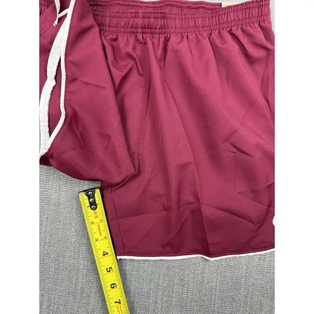 Nike Laser V Women’s Soccer Shorts Medium Burgundy Dri-FIT Slim Fit NWT